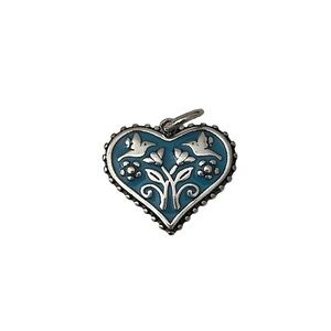 Authentic James Avery Blue Heart Charm